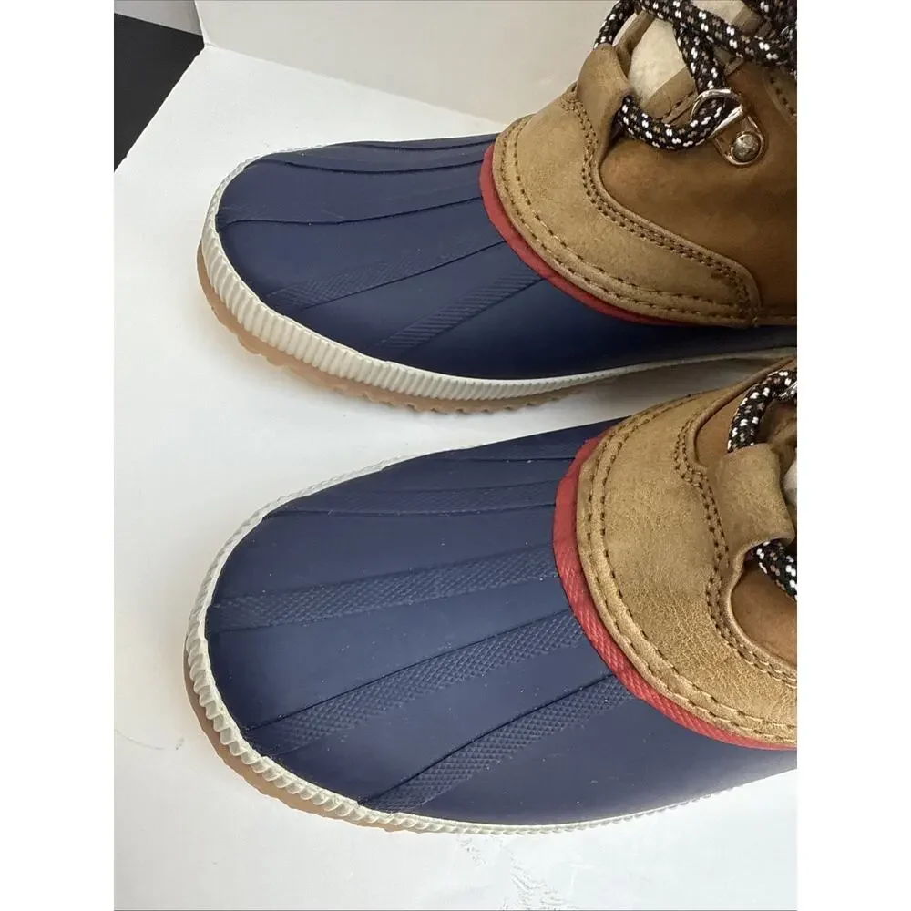 Tommy Hilfiger Rustee Brown Lined Lace Up Winter Snow Boots 6 M NWB